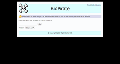 Desktop Screenshot of bidpirate.com